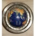 Blue Semi-Precious Gem Stone World Globe w Metal Stand & Compass   173470165140
